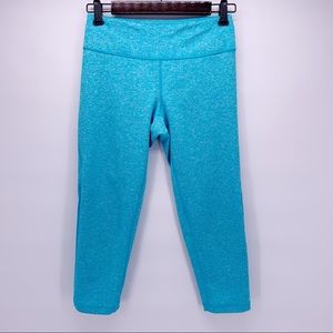 Zella Blue Athletic Capri Leggings Size Small
